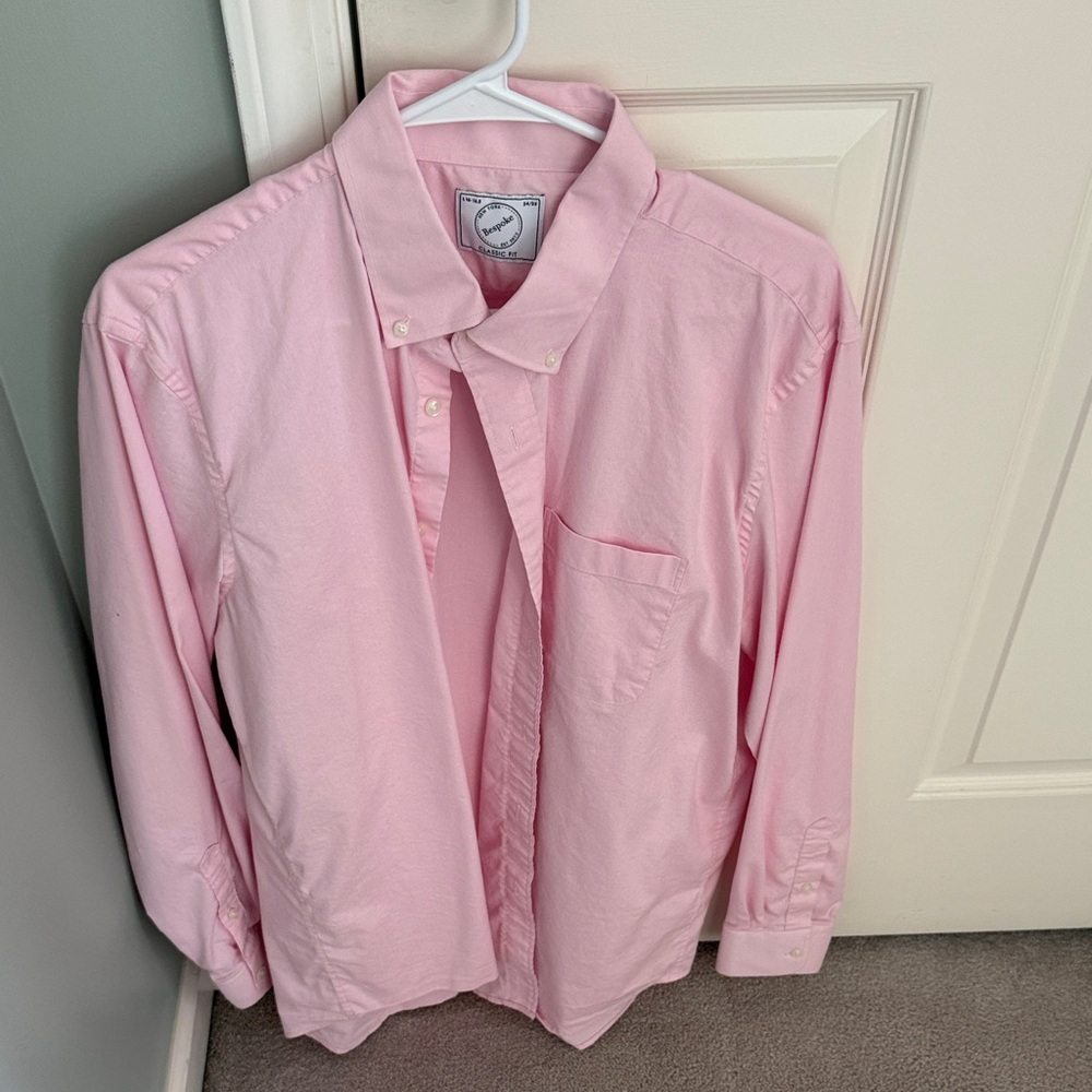 Bespoke Pink Dress Shirt
